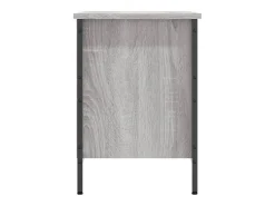 Zapatero madera de ingeniería gris Sonoma 69x35x50 cm ES715904