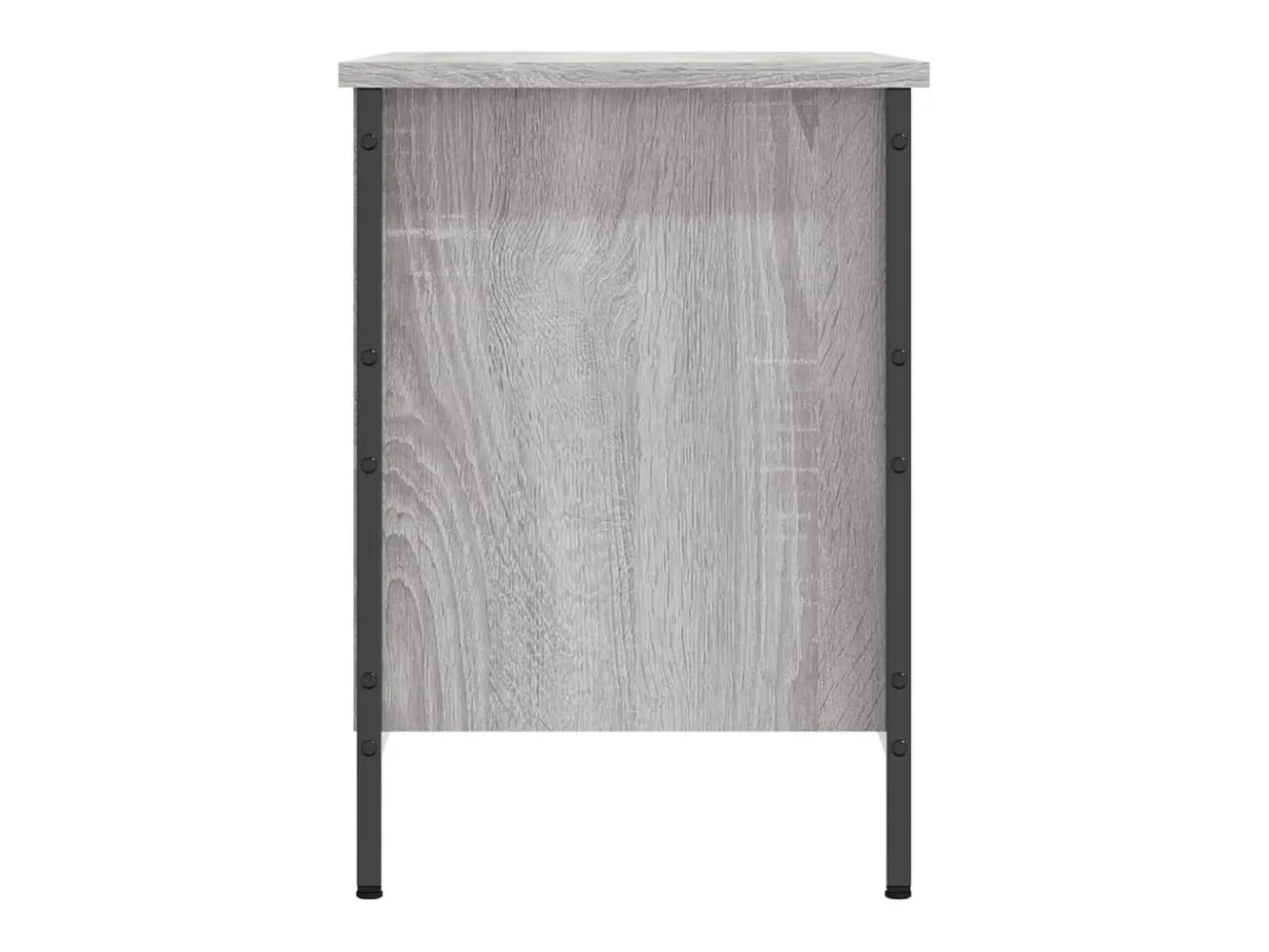 Zapatero madera de ingeniería gris Sonoma 69x35x50 cm ES715904