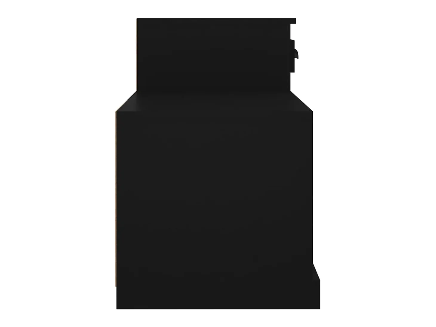 Zapatero negro 100x42x60 cm madera contrachapada