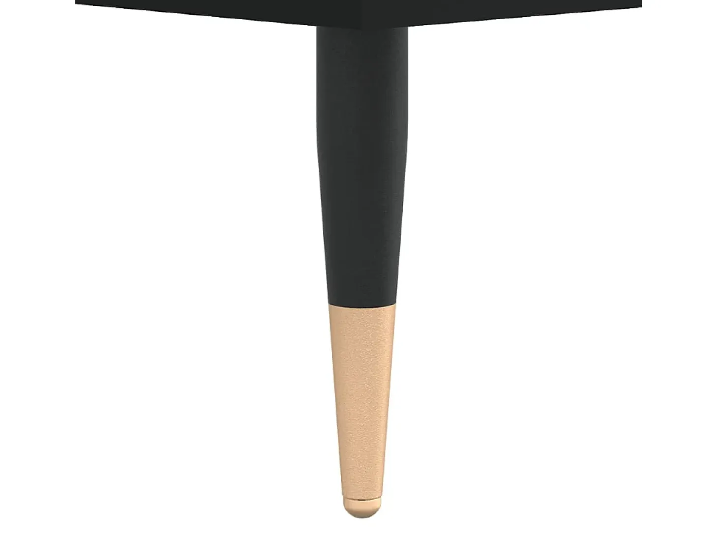 Zapatero negro 40x36x105 cm Madera contrachapada