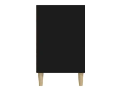 Zapatero negro 102x36x60 cm Madera contrachapada