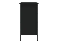 Zapatero negro 100x35x70 cm madera contrachapada