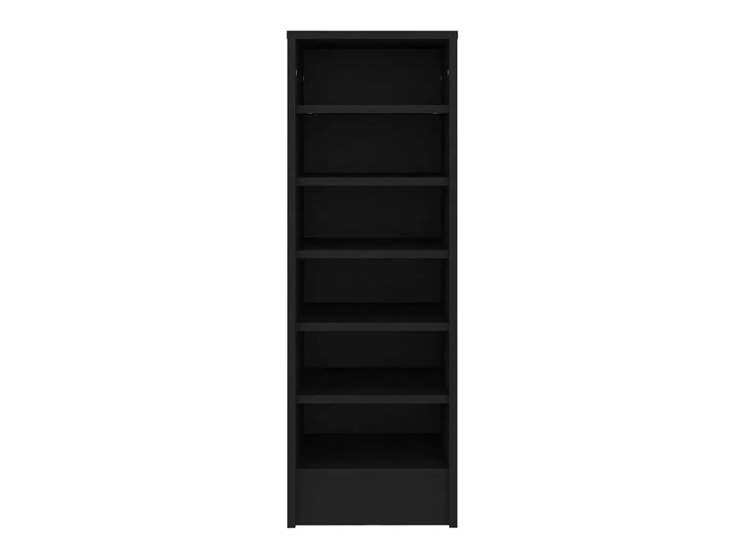 Zapatero negro 31,5x35x90 cm Madera contrachapada
