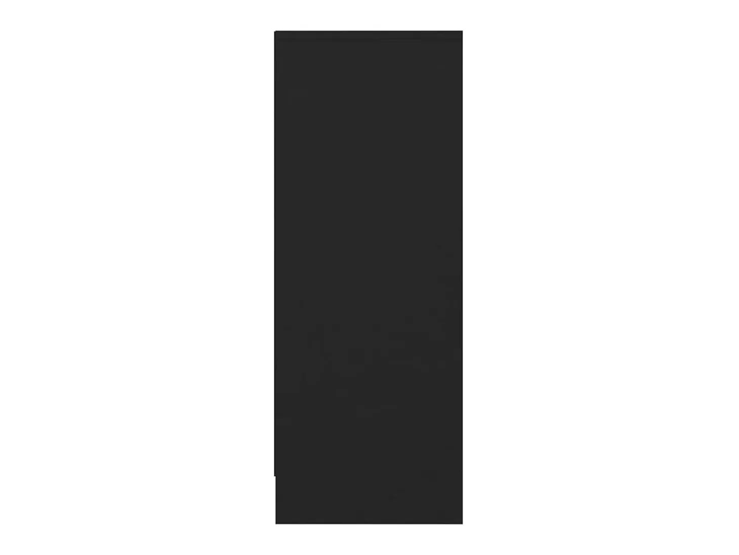 Zapatero negro 31,5x35x90 cm Madera contrachapada