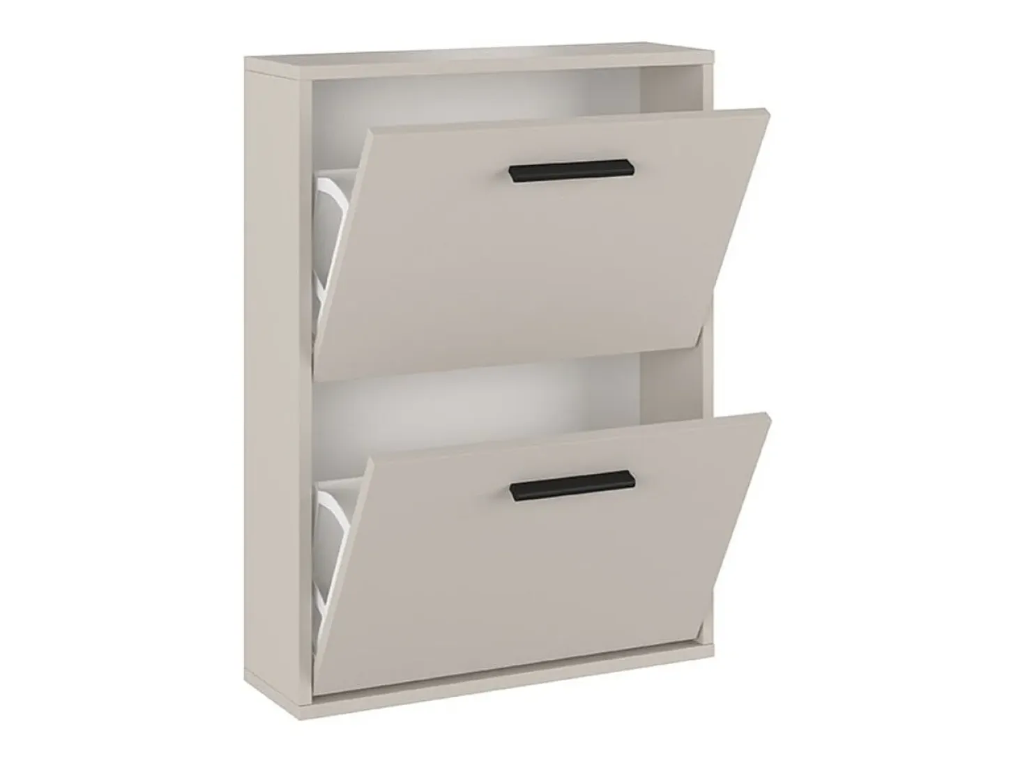 Zapatero New Aura 2 puertas abatibles beige 73x54x18 cm
