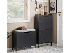 Zapatero Pequeño Estrecho con 1 Solapa Organizador FSR151-K-SCH SoBuy ES