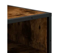 Zapatero roble ahumado 48x38x97,5 cm madera de ingeniería