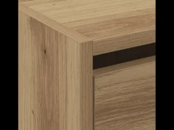 Zapatero Roble artesano 80x21x125,5 cm Madera de ingeniería