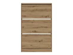 Zapatero Roble artesano 80x21x125,5 cm Madera de ingeniería