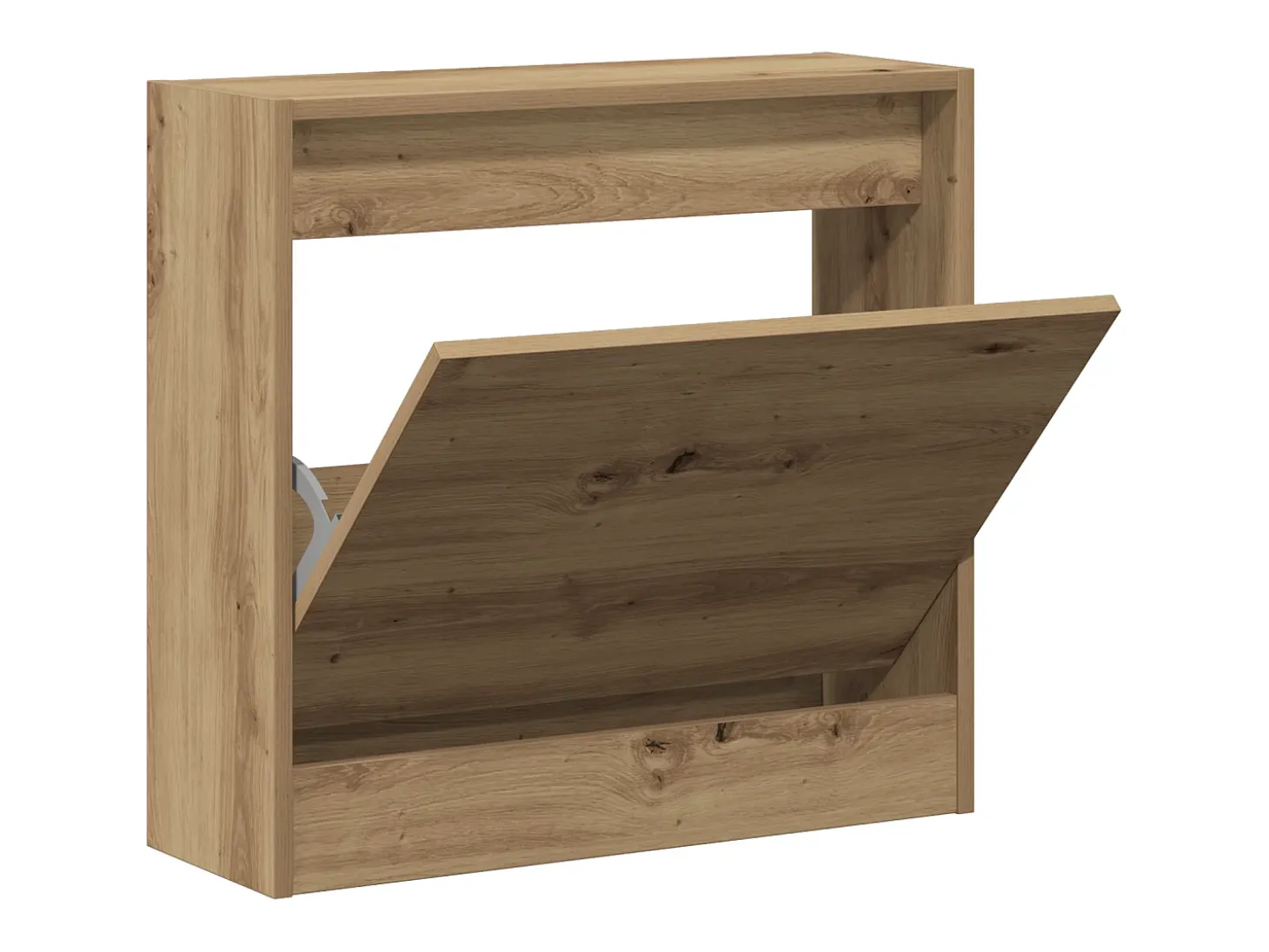 Zapatero Roble artesano 60x21x57 cm Madera de ingeniería