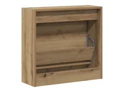 Zapatero Roble artesano 60x21x57 cm Madera de ingeniería