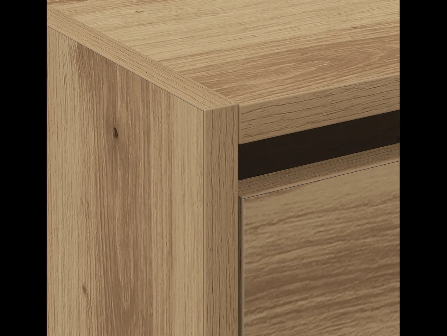 Zapatero Roble artesano 60x21x57 cm Madera de ingeniería