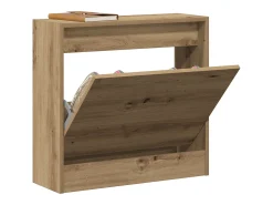 Zapatero Roble artesano 60x21x57 cm Madera de ingeniería