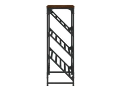 Zapatero roble marrón 90x30x85 cm madera de ingeniería