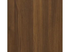 Zapatero Roble marrón 55x35x108cm Madera de ingeniería