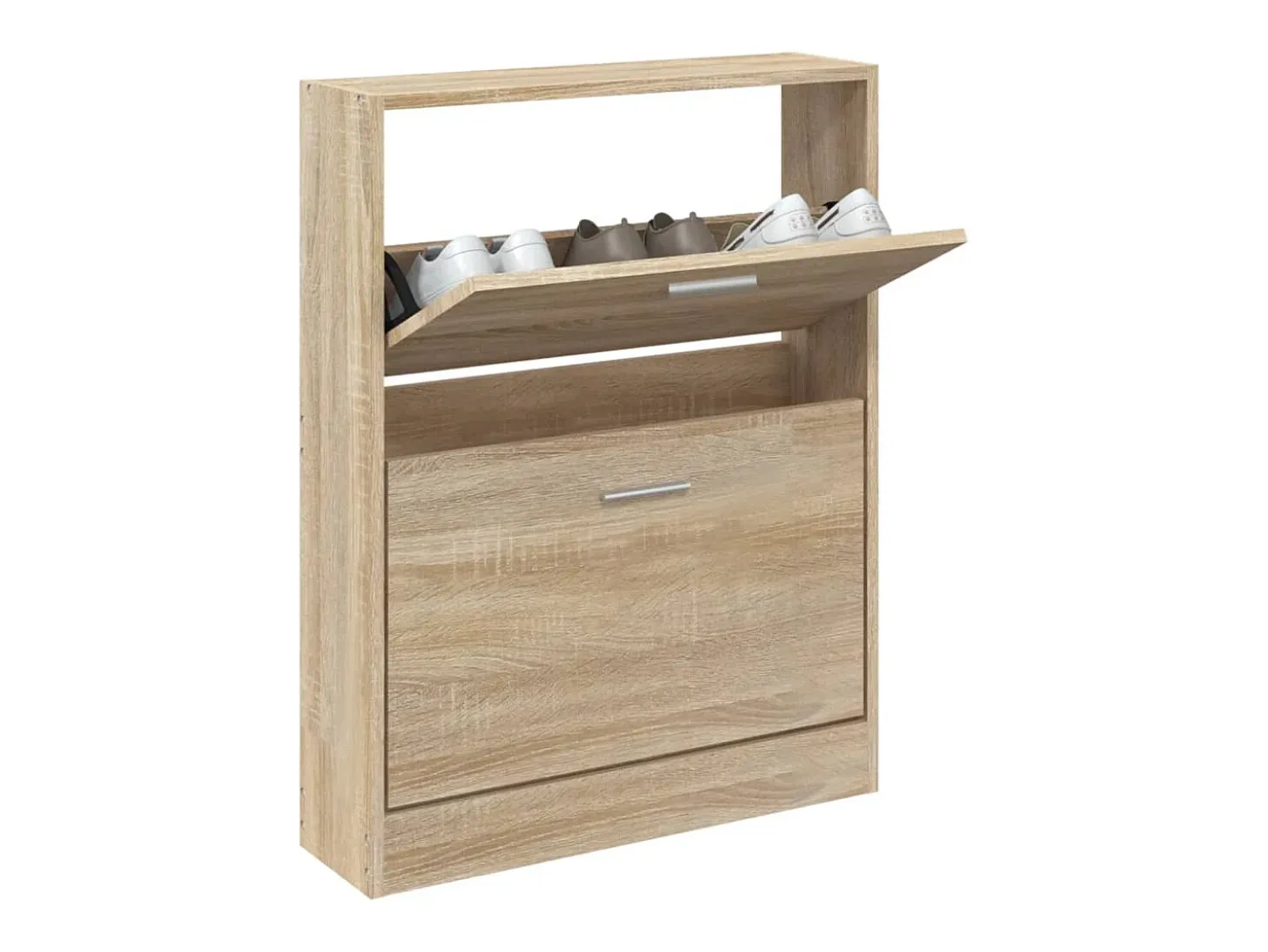 Zapatero Roble 59x17x81 cm Madera de ingeniería