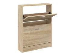 Zapatero Roble 59x17x81 cm Madera de ingeniería