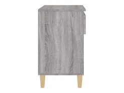Zapatero Sonoma gris 70x36x60 cm madera de ingeniería