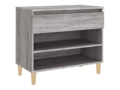 Zapatero Sonoma gris 70x36x60 cm madera de ingeniería