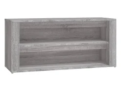 Zapatero Sonoma Gris 100x35x45 cm Madera de Ingeniería