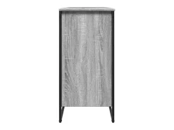 Zapatero Sonoma gris 80x38x78 cm madera de ingeniería