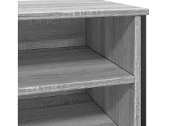 Zapatero Sonoma gris 80x38x78 cm madera de ingeniería