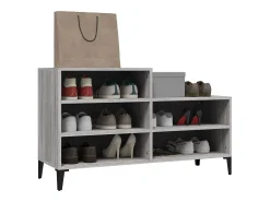 Zapatero Sonoma gris 102x36x60 cm Madera de ingeniería