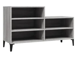 Zapatero Sonoma gris 102x36x60 cm Madera de ingeniería