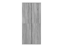 Zapatero Sonoma gris 80x39x178 cm madera de ingeniería