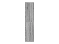 Zapatero Sonoma gris 80x39x178 cm madera de ingeniería