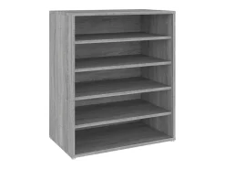 Zapatero Sonoma gris 60x35x70 cm Madera de ingeniería