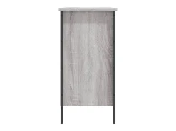 Zapatero Sonoma gris 100x35x70 cm madera de ingeniería