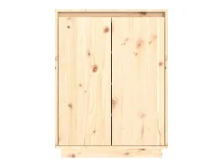 Zapatero 60x35x80 cm Madera maciza de pino