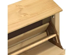 Zapatero 99x32x47 cm madera maciza de pino