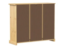 Zapatero 99x32x85 cm madera maciza de pino