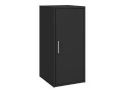 Zapateros 2 uds Negro 32x35x70 cm Aglomerado