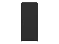 Zapateros 2 uds Negro 32x35x70 cm Aglomerado