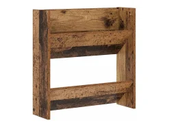 Zapateros de pared 2 uds Madera vieja 60x18x60 cm