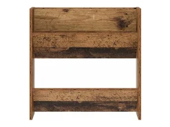 Zapateros de pared 2 uds Madera vieja 60x18x60 cm