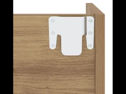 Zapateros de pared con balda Otros 2 piezas roble artesanal