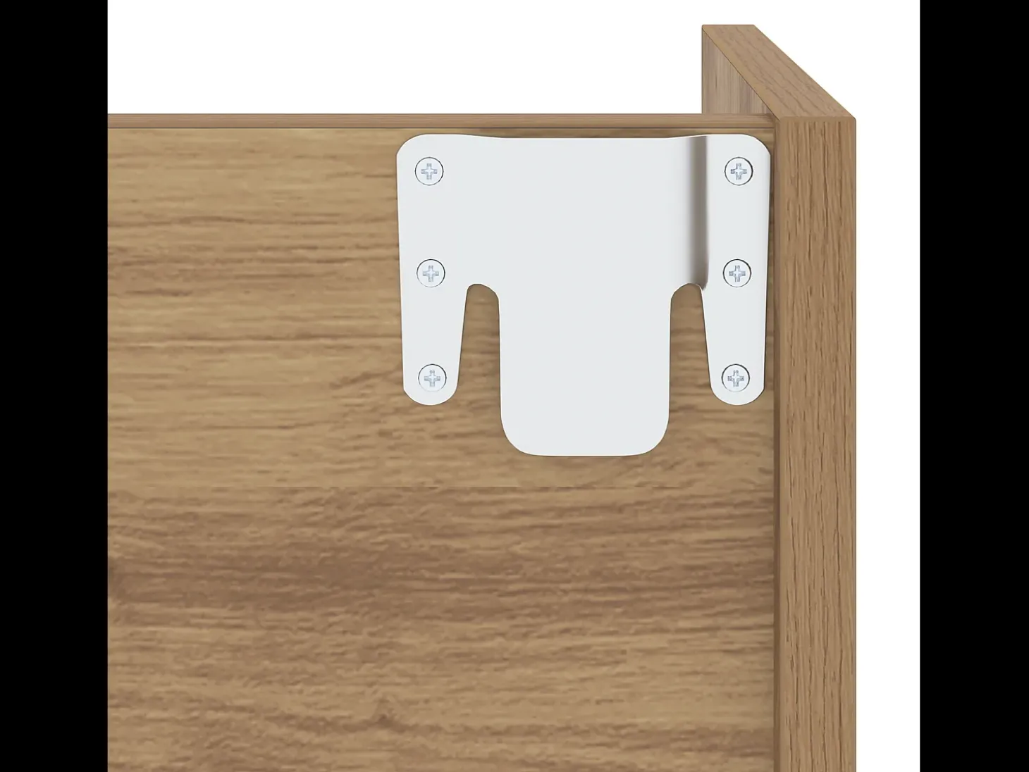 Zapateros de pared con balda Otros 2 piezas roble artesanal