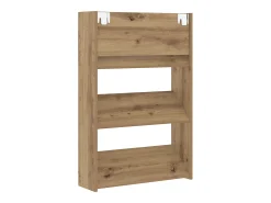 Zapateros de pared con balda Otros 2 piezas roble artesanal