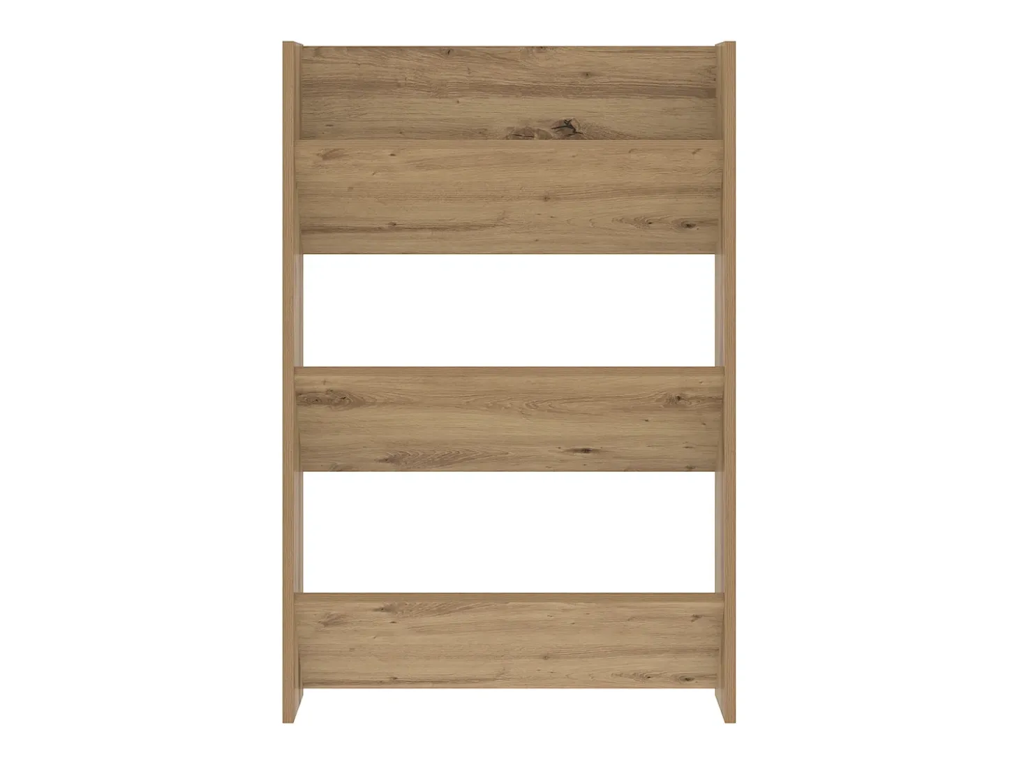Zapateros de pared con balda Otros 2 piezas roble artesanal