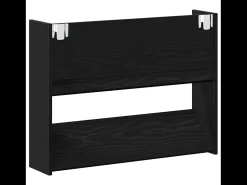 Zapateros de pared Roble negro 60 x 18 x 60 cm