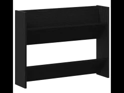 Zapateros de pared Roble negro 60 x 18 x 60 cm