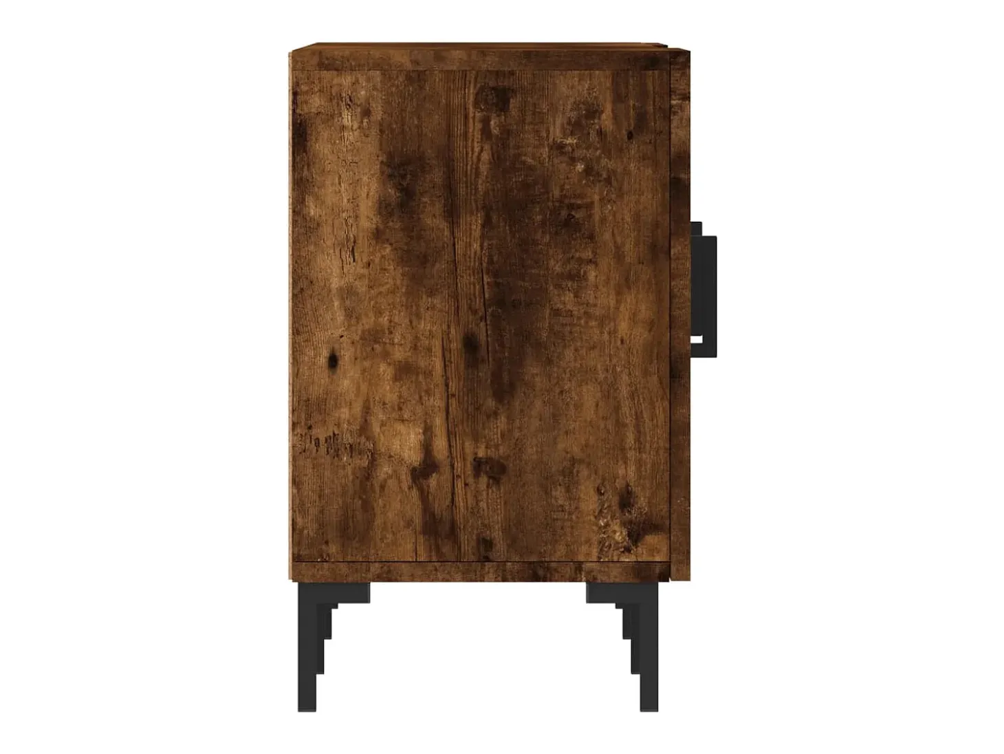 Zendra Mueble de TV madera de ingeniería roble ahumado 150x30x50 cm