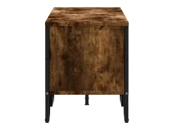 Zylar Mueble de TV madera de ingeniería roble ahumado 122x34x41 cm